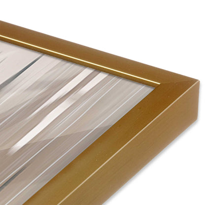 [Color:Polished Gold], Picture of art in a Polished Gold frame at an angle