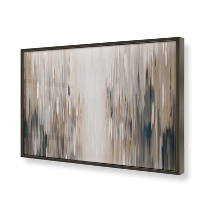 [Color:Satin Black], Picture of art in a Satin Black frame of the corner