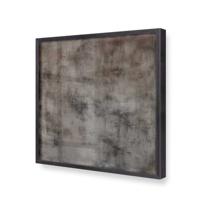 [Color:Weathered Zinc], Picture of art in a Weathered Zinc frame at an angle