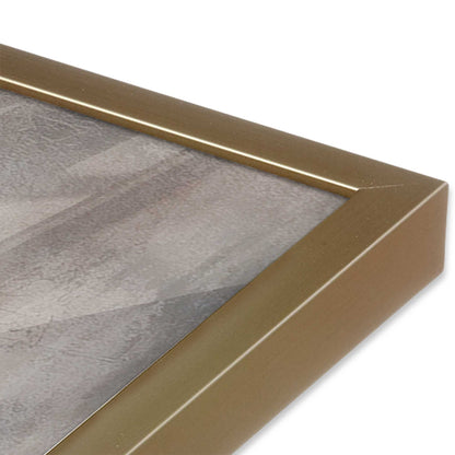 [Color:Brushed Gold], Picture of art in a Brushed Gold frame of the corner