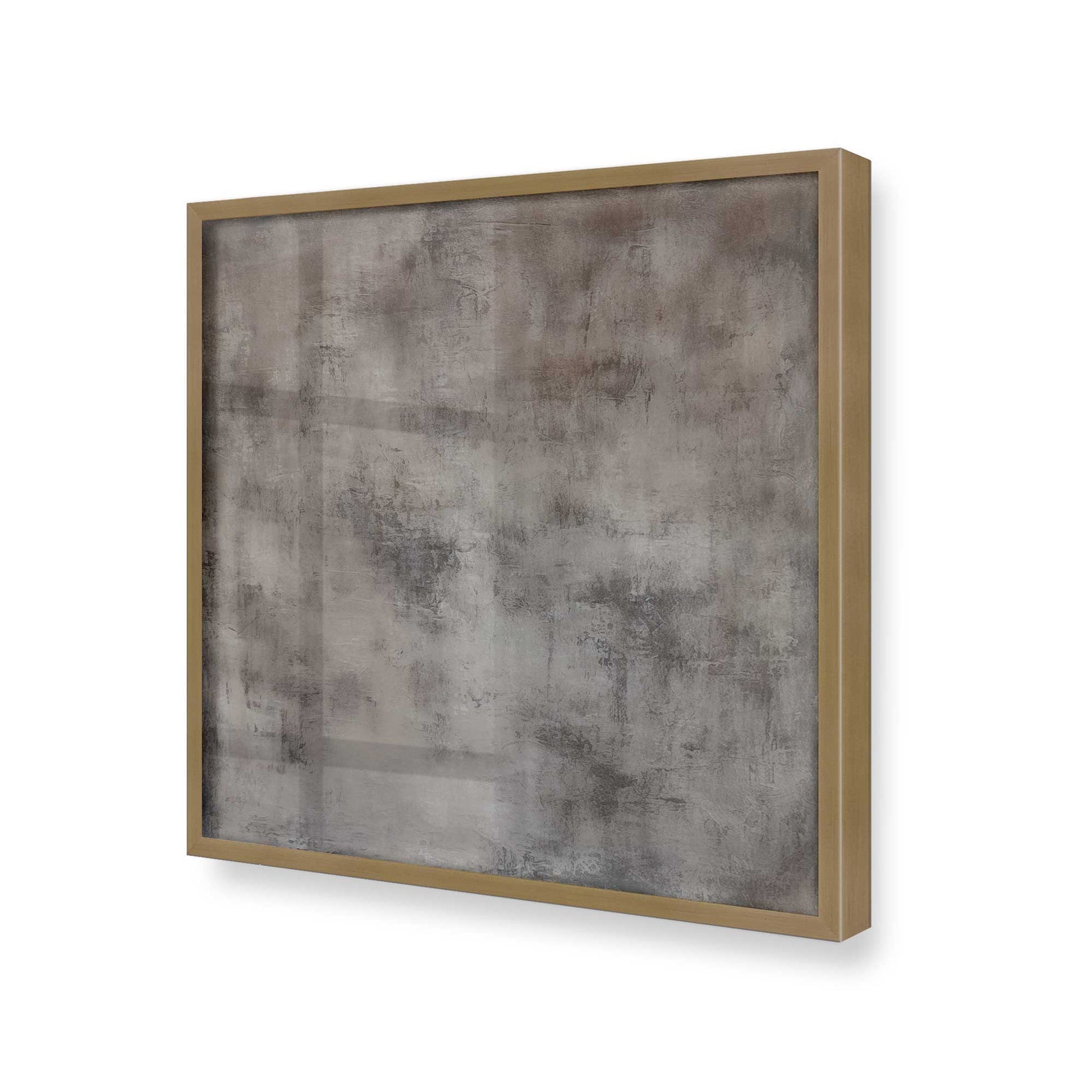 [Color:Brushed Gold], Picture of art in a Brushed Gold frame at an angle