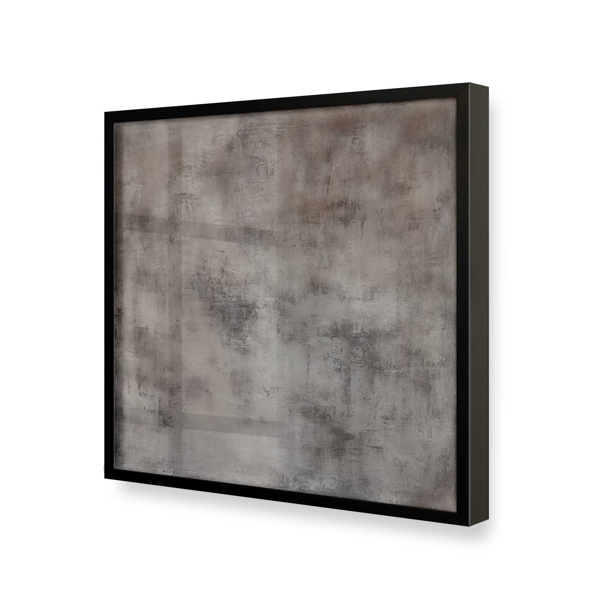 [Color:Satin Black], Picture of art in a Satin Black frame at an angle