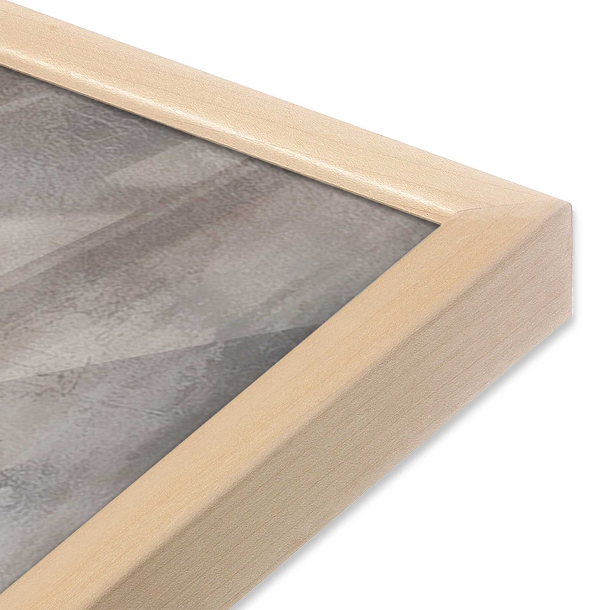 [Color:Raw Maple], Picture of art in a Raw Maple frame of the corner