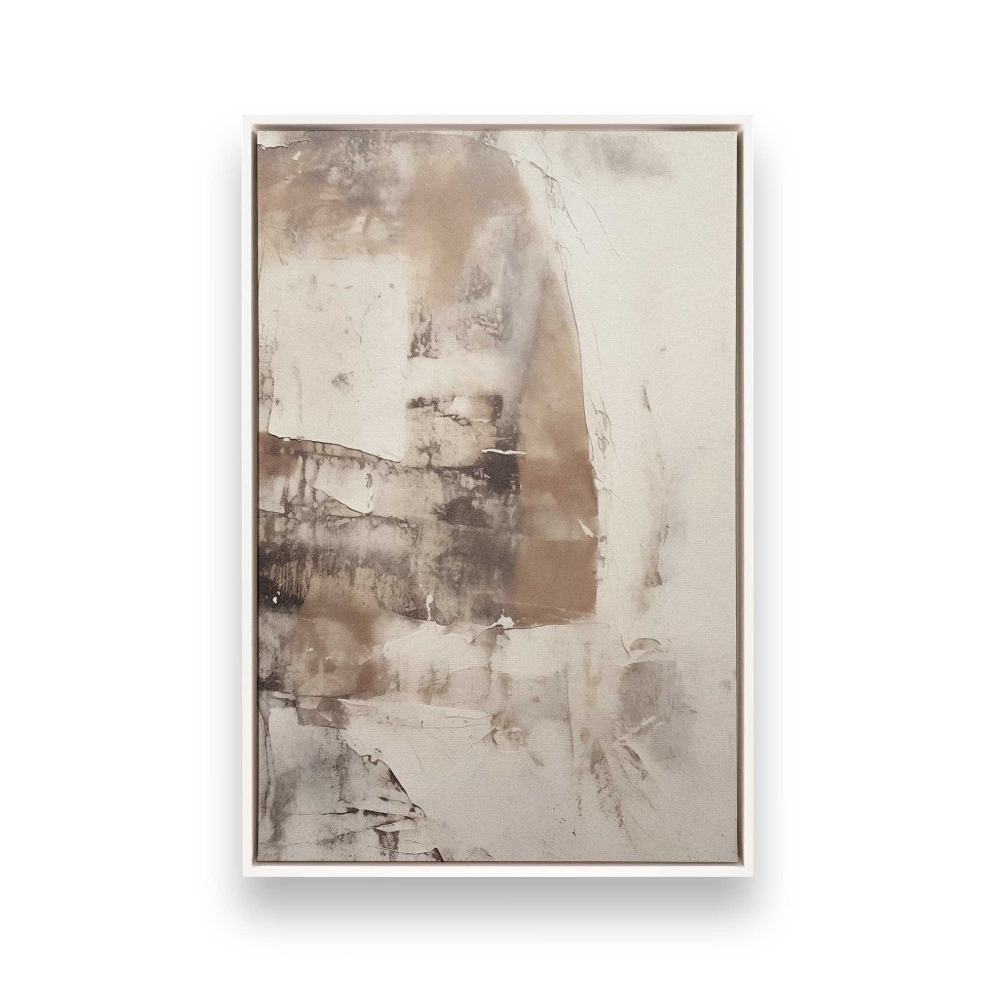 [Color:Opaque White], Picture of art in a White frame