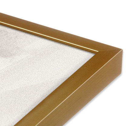 [Color:Polished Gold], Picture of art in a Polished Gold frame at an angle