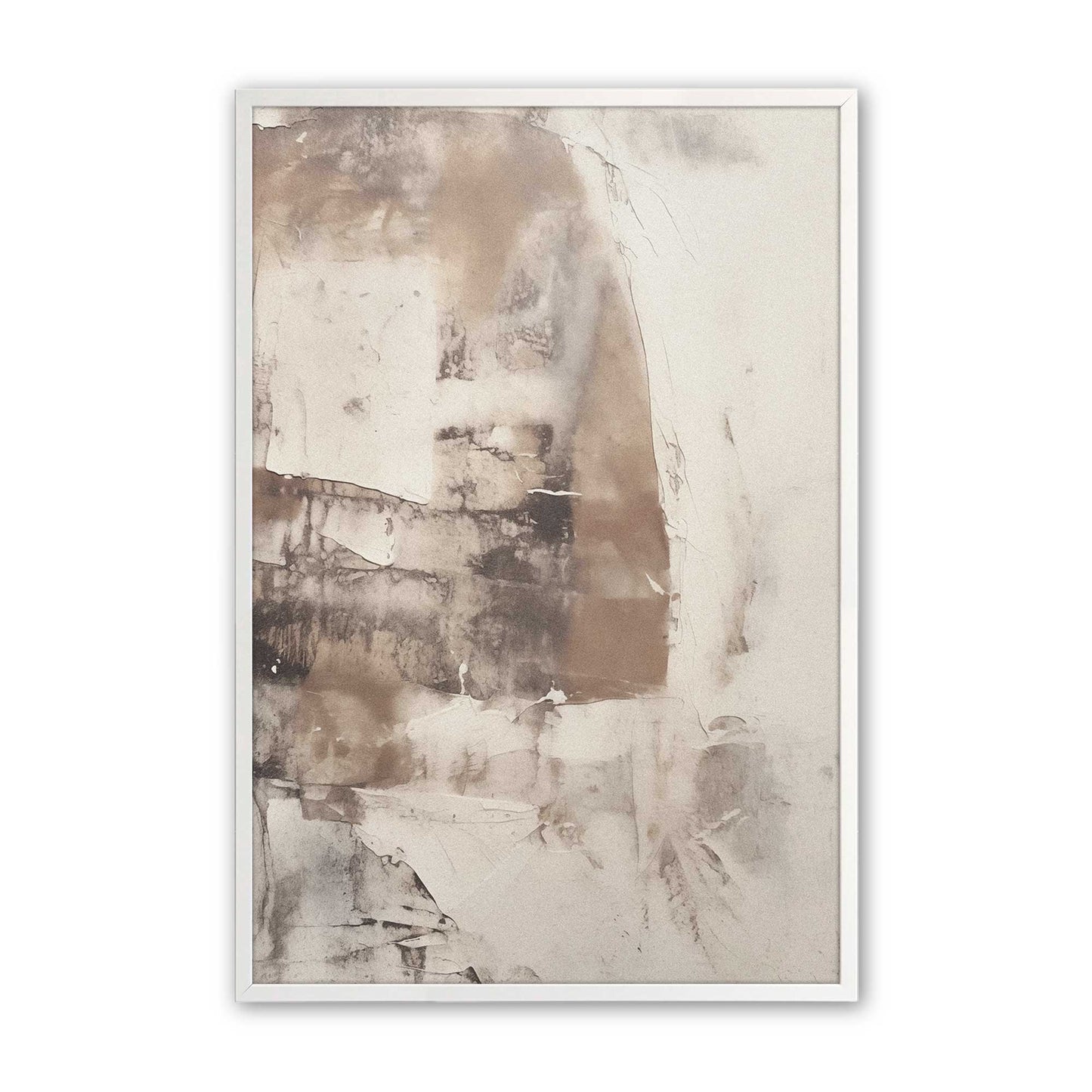 [Color:Opaque White], Picture of art in a Opaque White frame