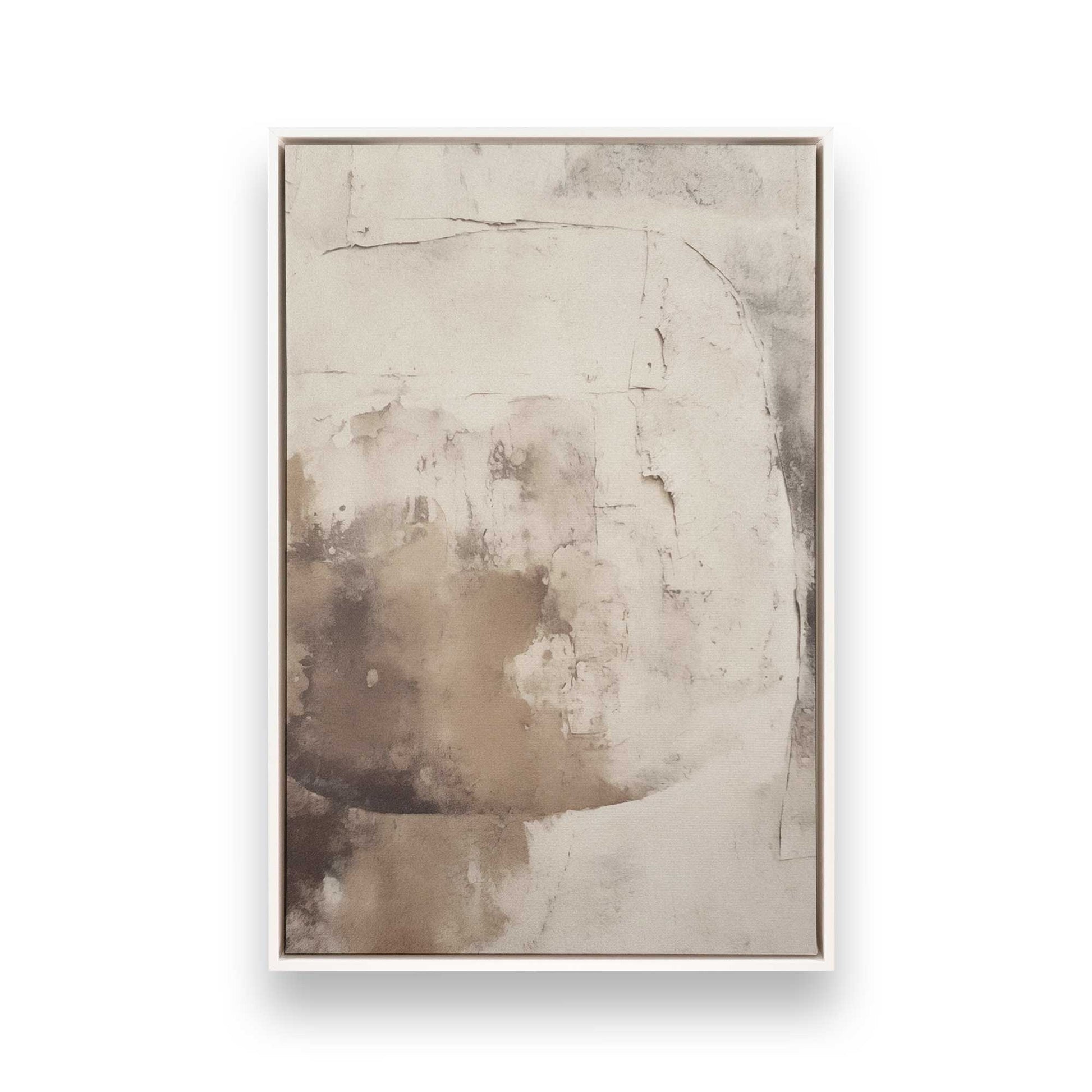 [Color:Opaque White], Picture of art in a White frame