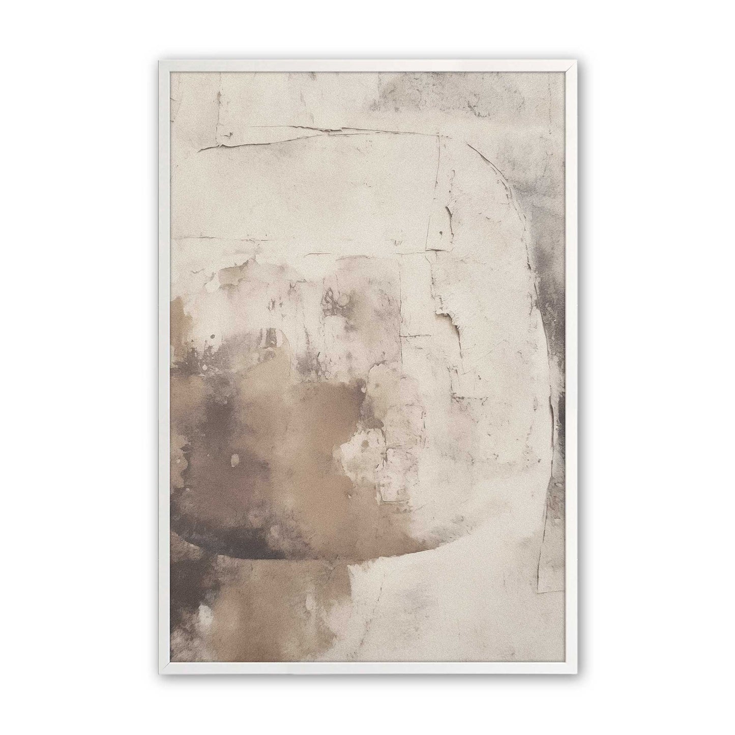 [Color:Opaque White], Picture of art in a Opaque White frame