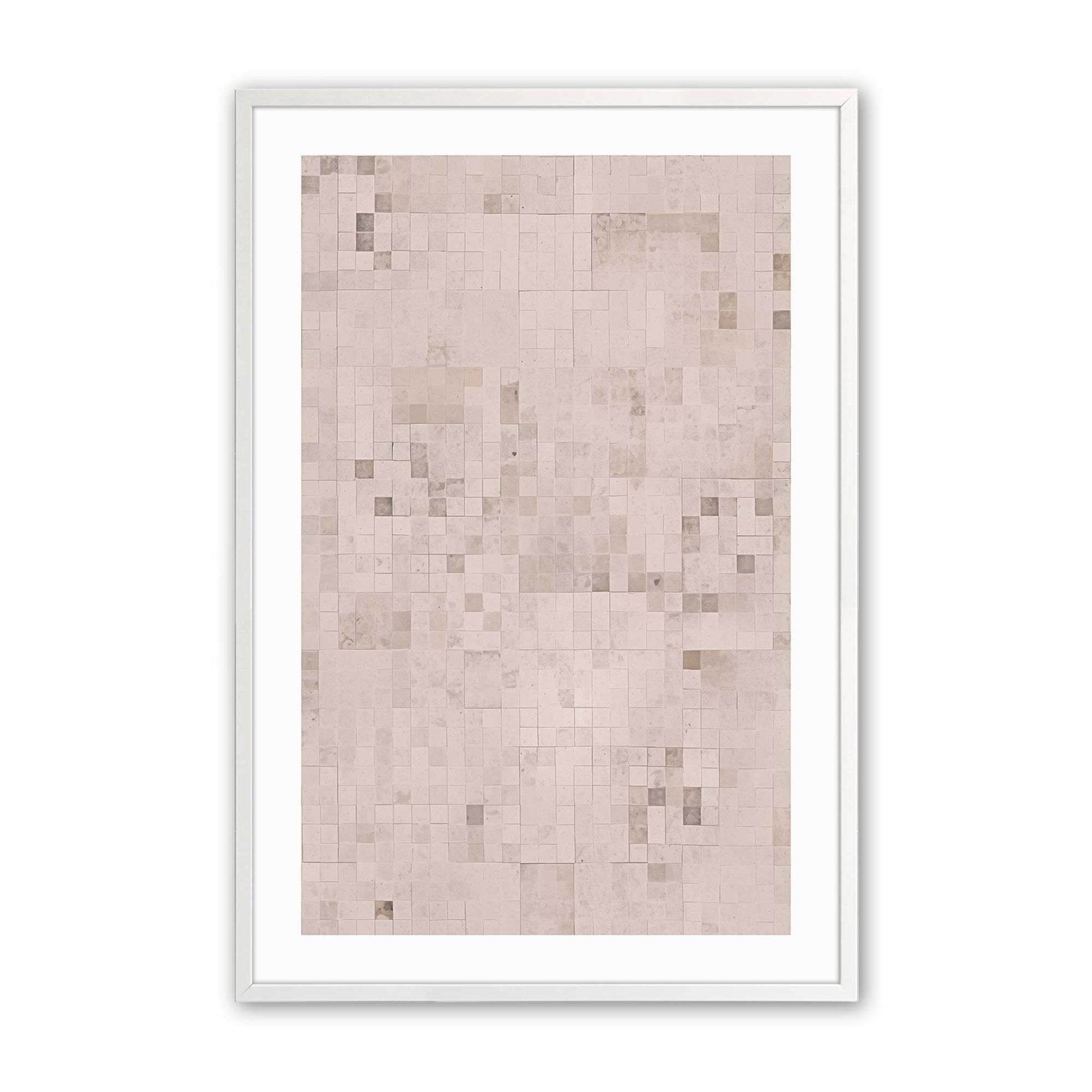 [Color:Opaque White], Picture of art in a Opaque White frame