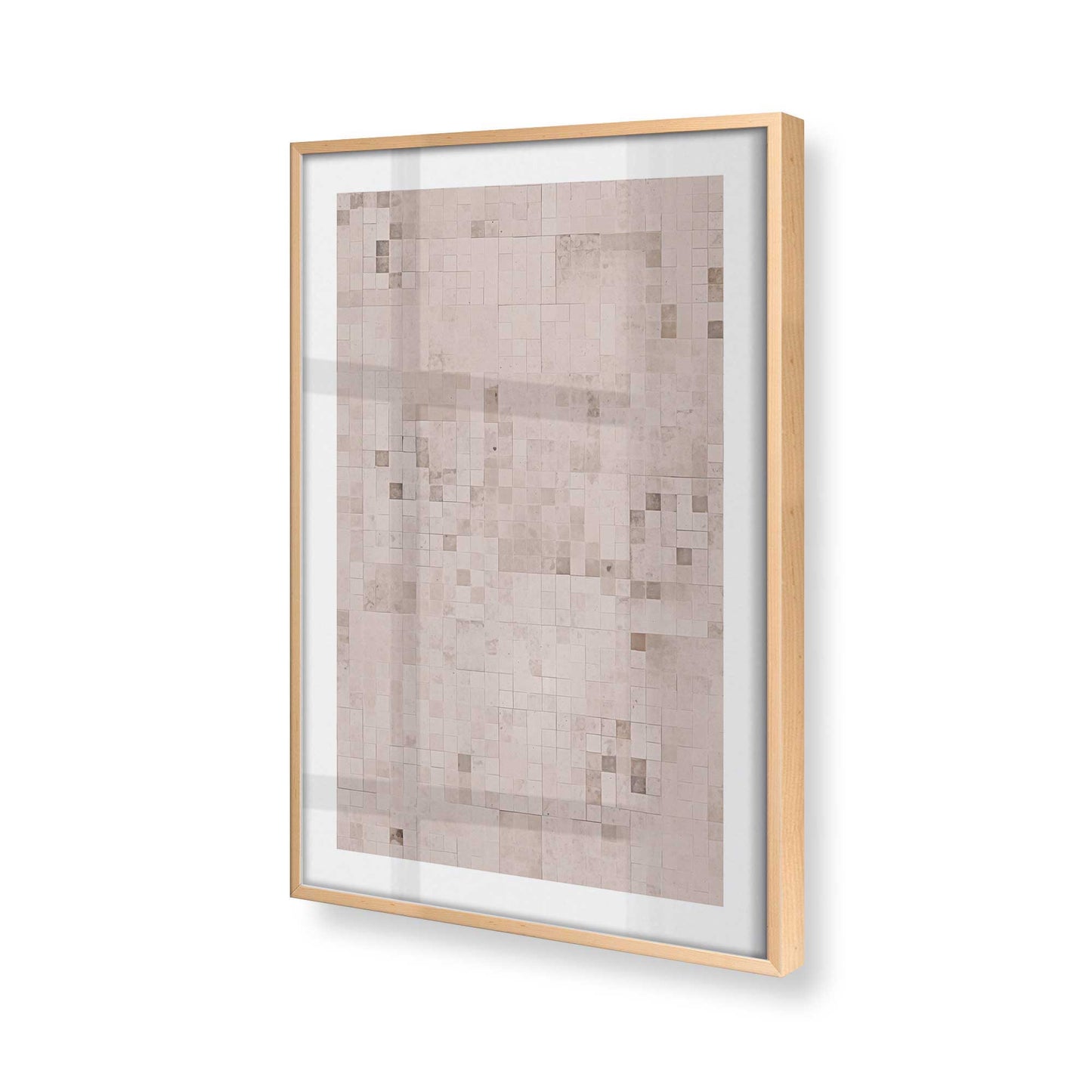 [Color:Raw Maple], Picture of art in a Raw Maple frame of the corner