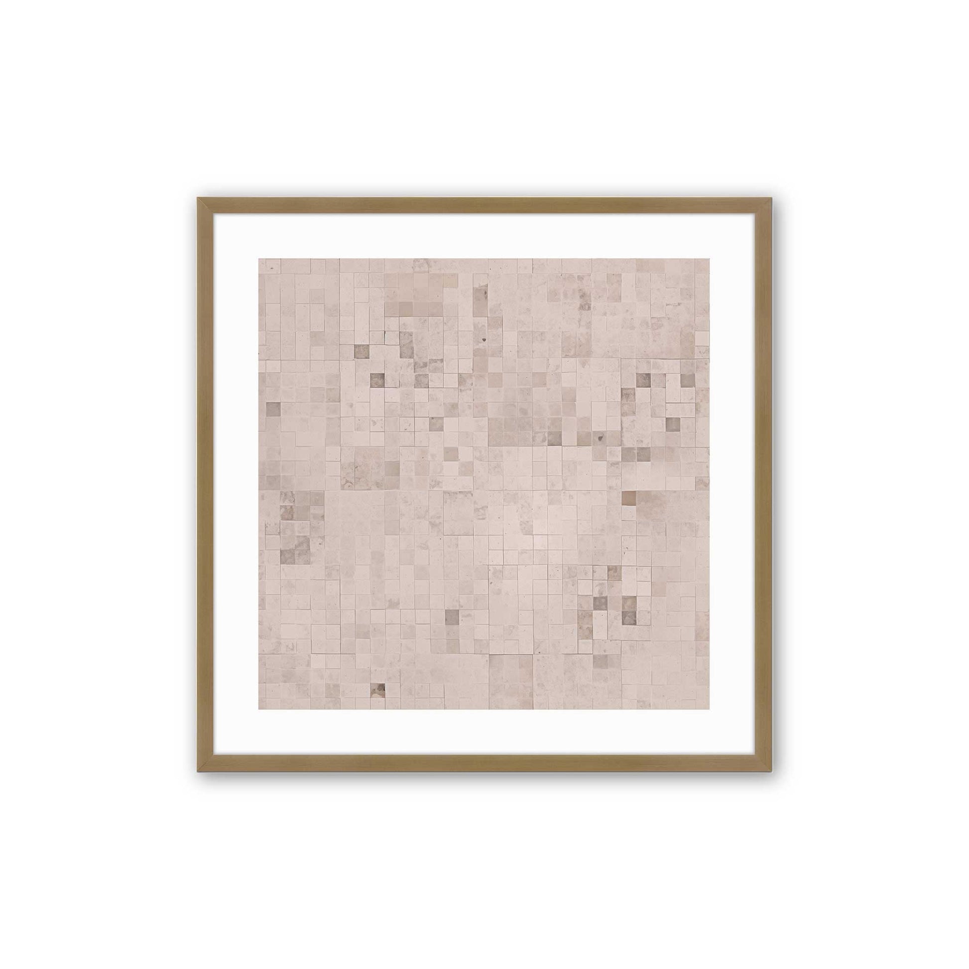 [Color:Brushed Gold], Picture of art in a Brushed Gold frame