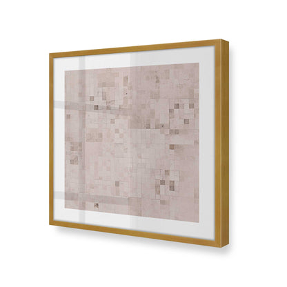 [Color:Polished Gold], Picture of art in a Polished Gold frame at an angle