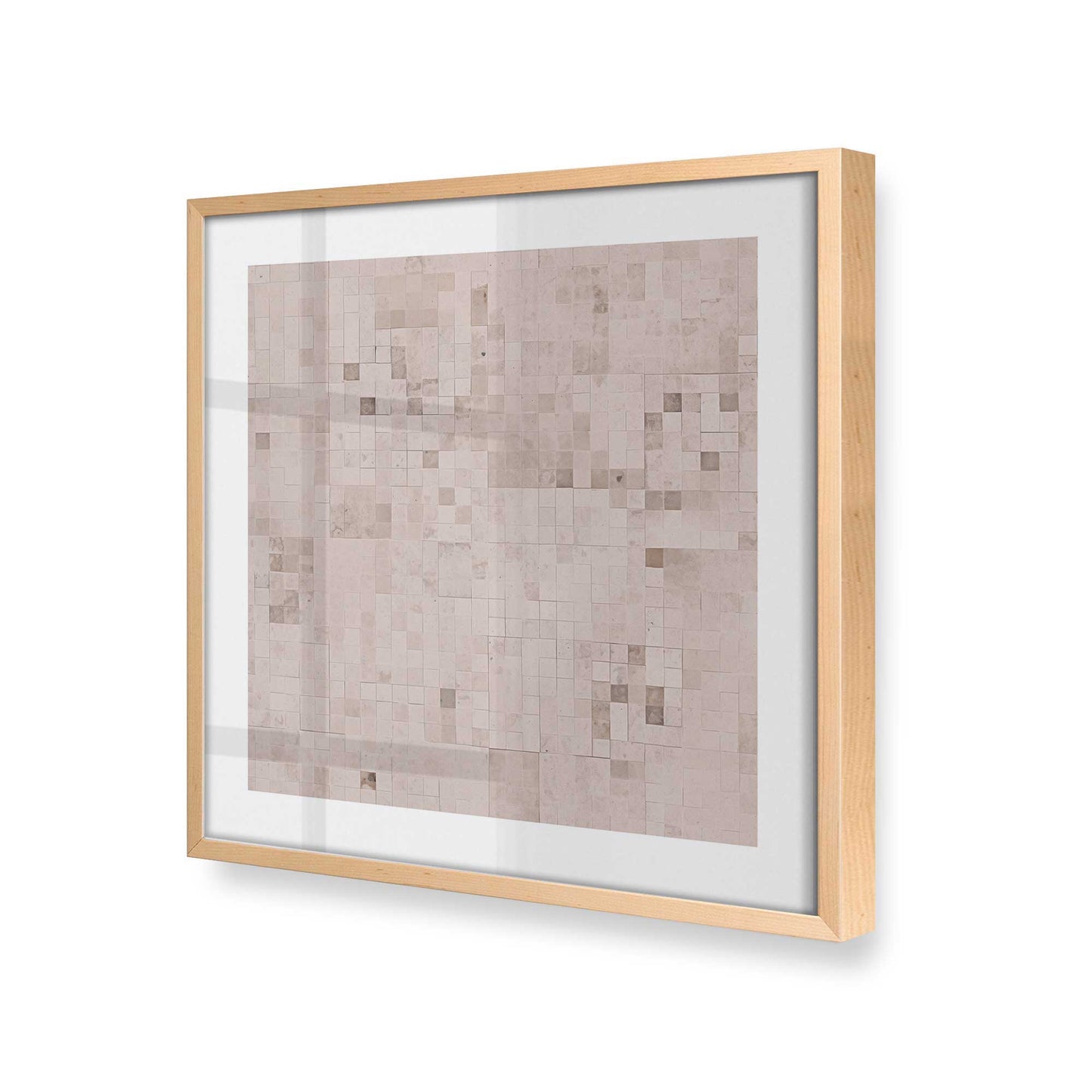 [Color:Raw Maple], Picture of art in a Raw Maple frame at an angle