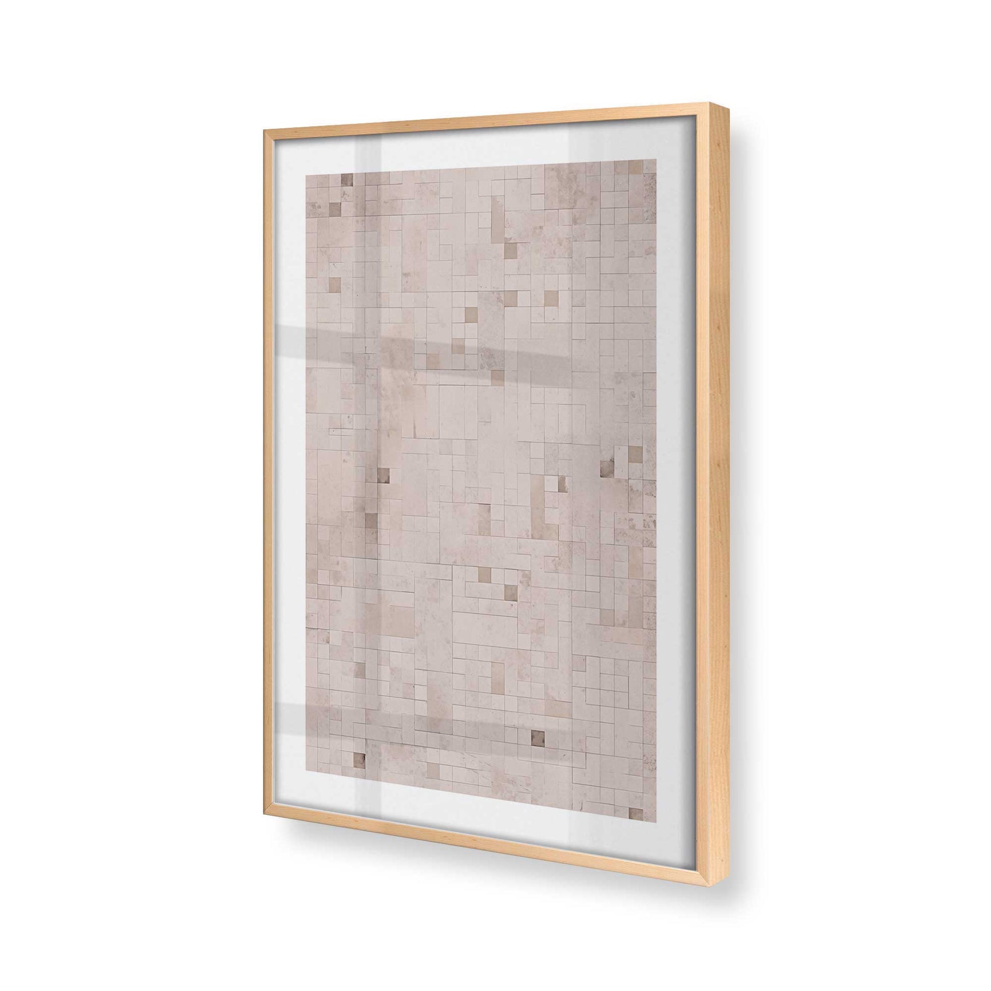 [Color:Raw Maple], Picture of art in a Raw Maple frame of the corner