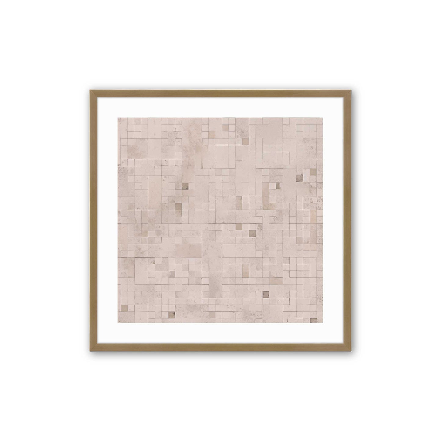 [Color:Brushed Gold], Picture of art in a Brushed Gold frame