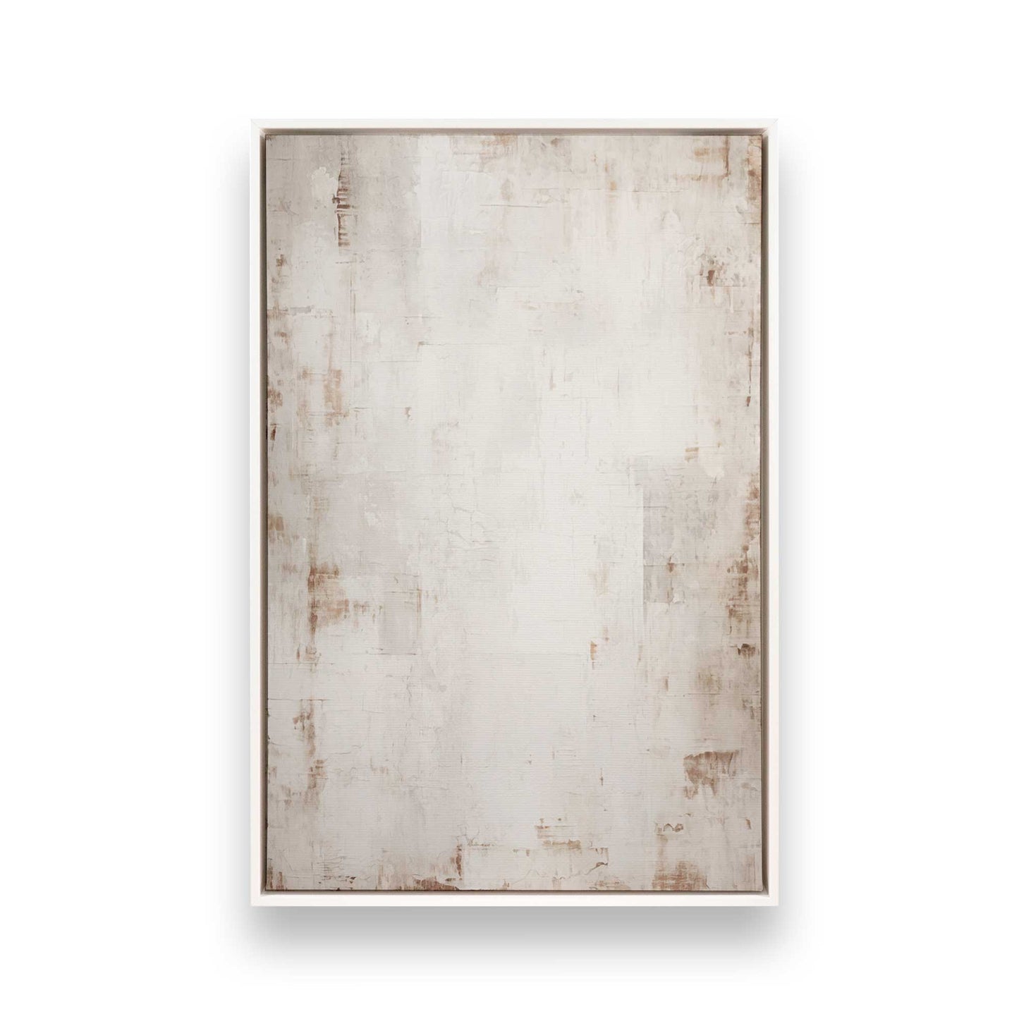 [Color:Opaque White], Picture of art in a White frame