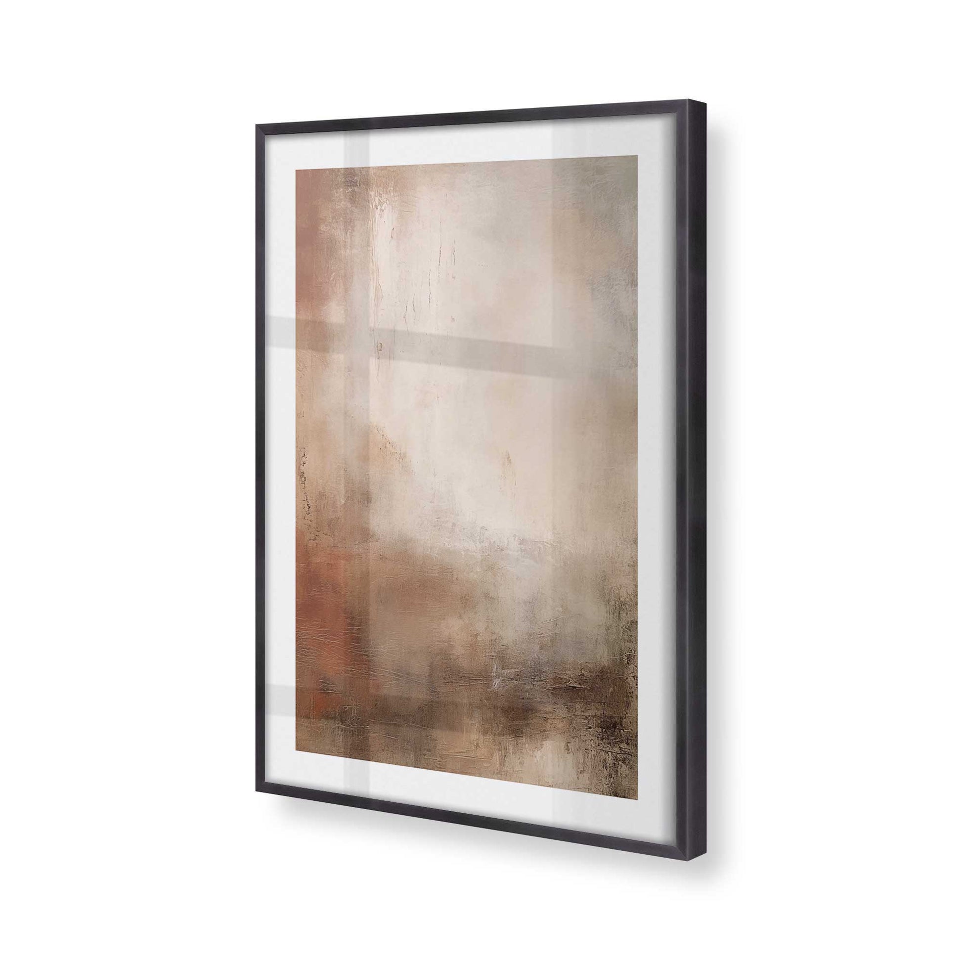 [Color:Weathered Zinc], Picture of art in a Weathered Zinc frame of the corner