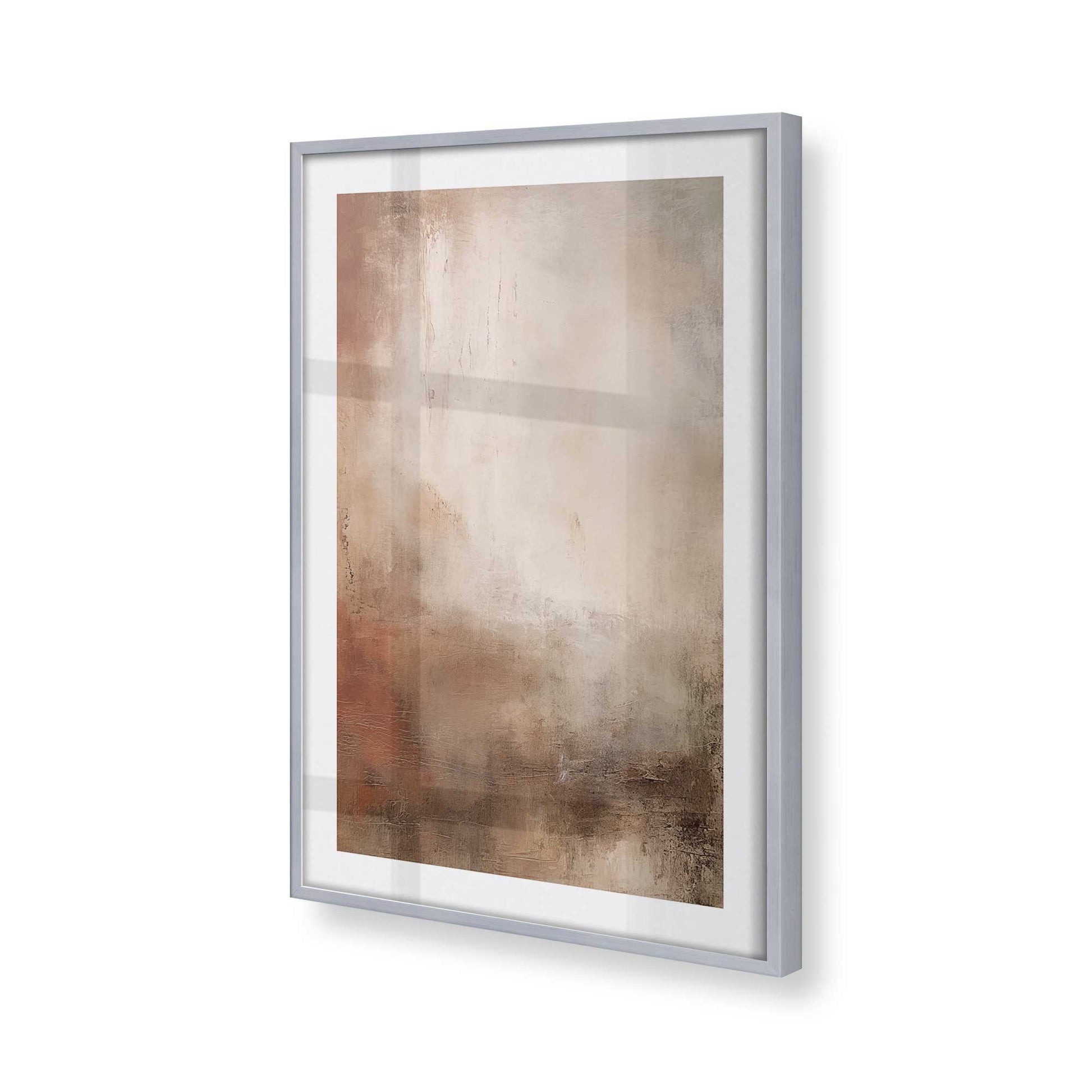 [Color:Polished Chrome], Picture of art in a Polished Chrome frame of the corner