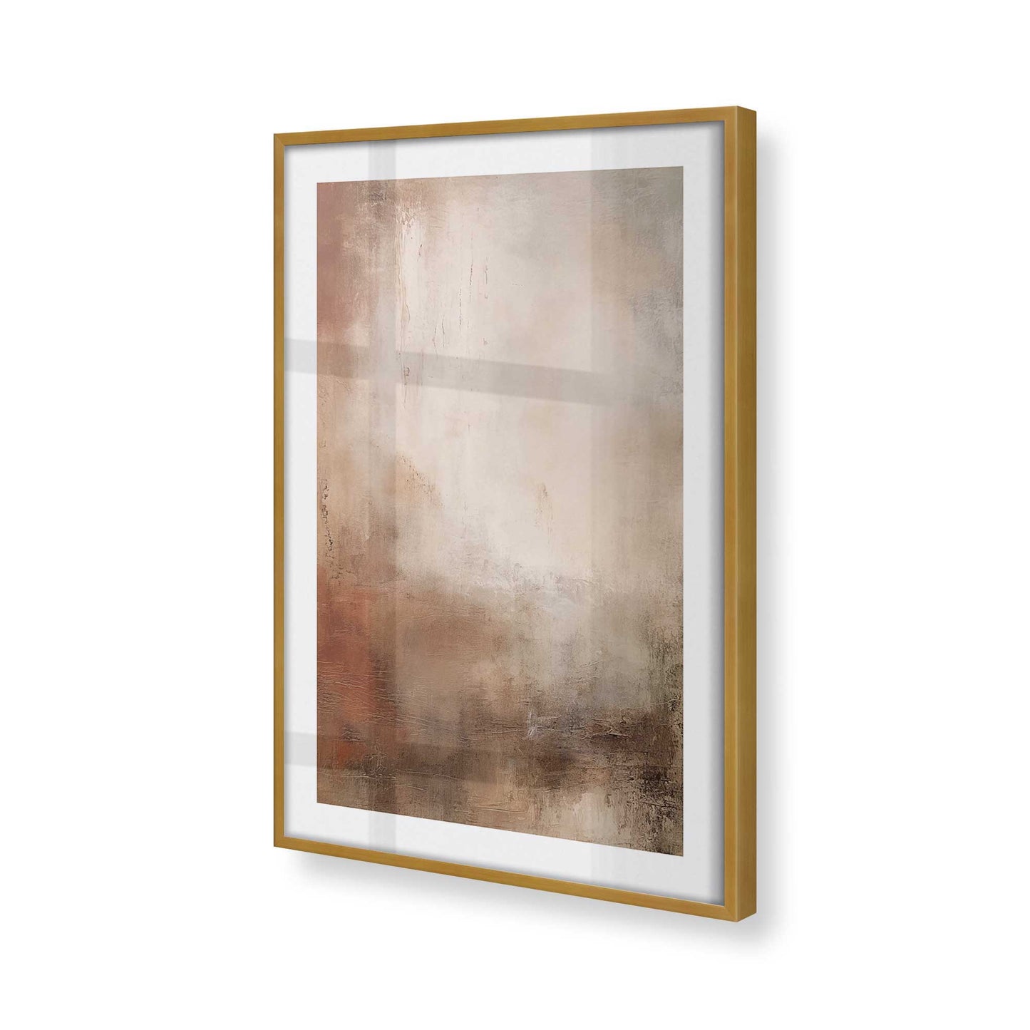 [Color:Polished Gold], Picture of art in a Polished Gold frame of the corner