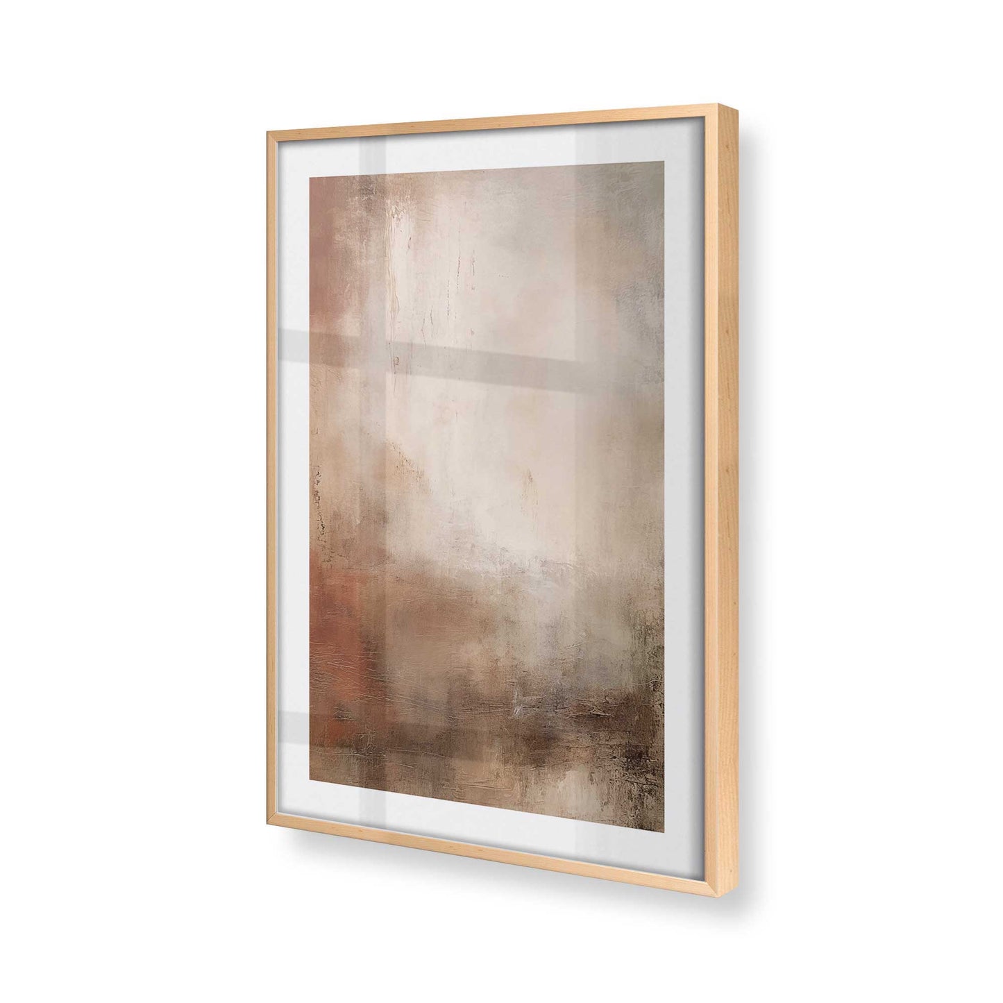 [Color:Raw Maple], Picture of art in a Raw Maple frame of the corner