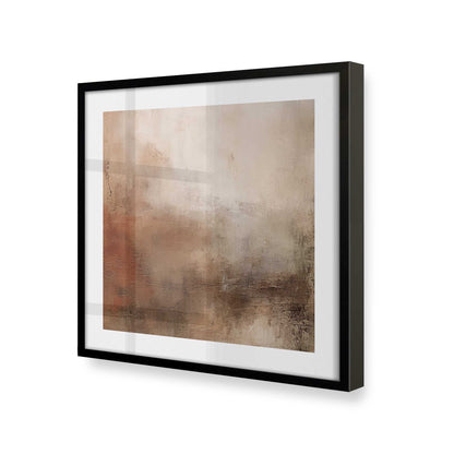 [Color:Satin Black], Picture of art in a Satin Black frame at an angle