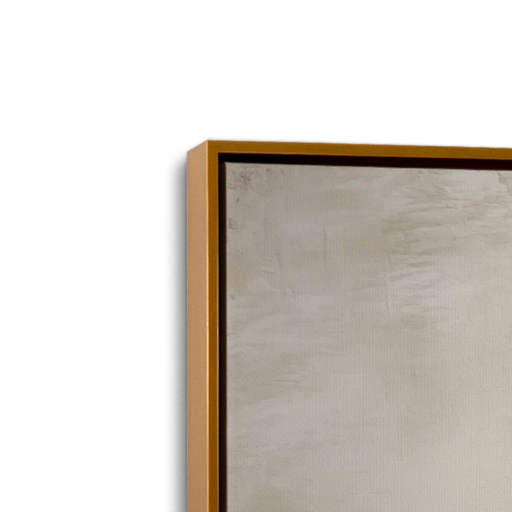 [Color:Polished Gold], Picture of art in a Polished Gold frame at an angle