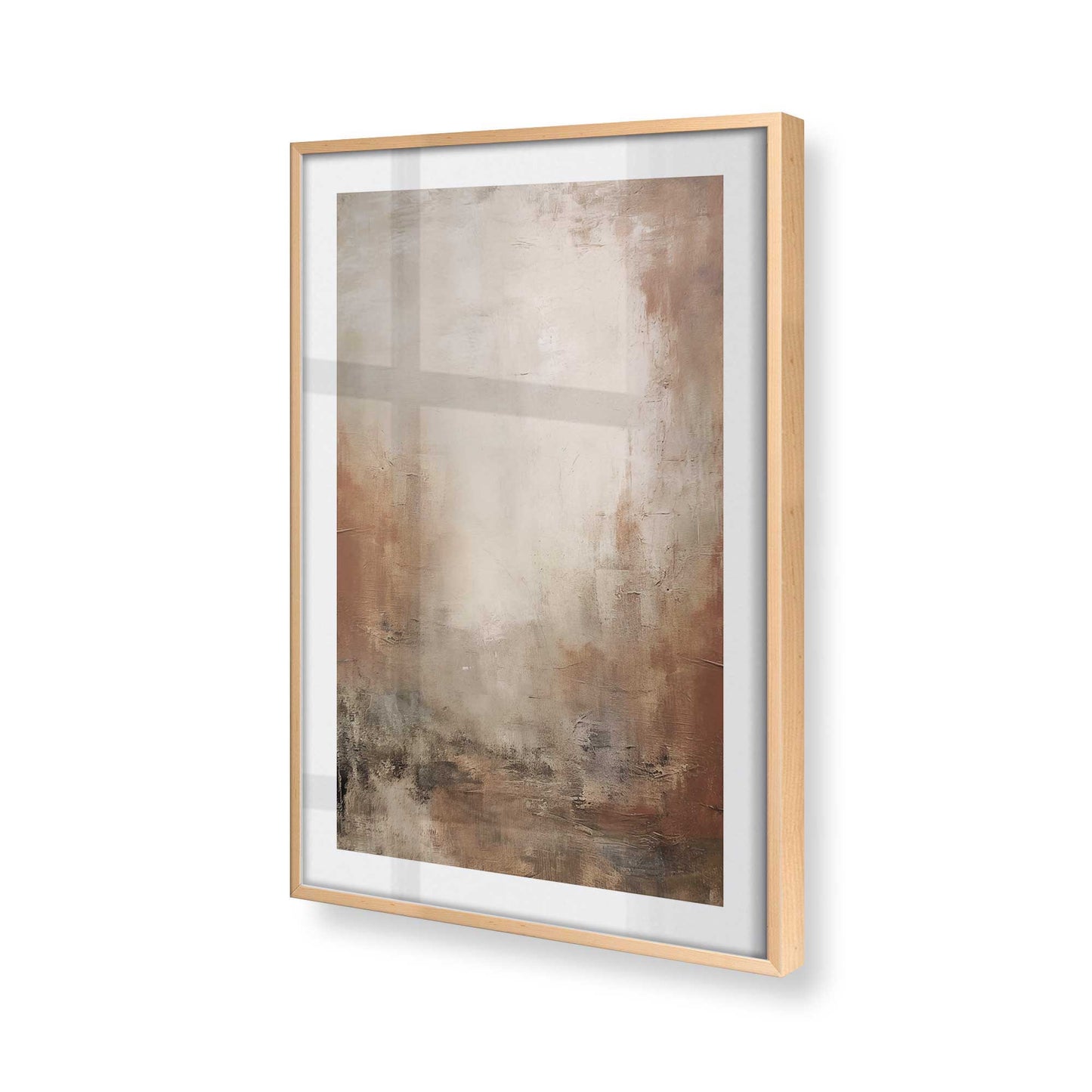 [Color:Raw Maple], Picture of art in a Raw Maple frame of the corner