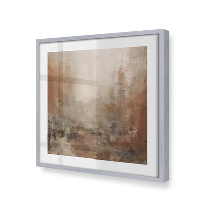 [Color:Polished Chrome], Picture of art in a Polished Chrome frame at an angle