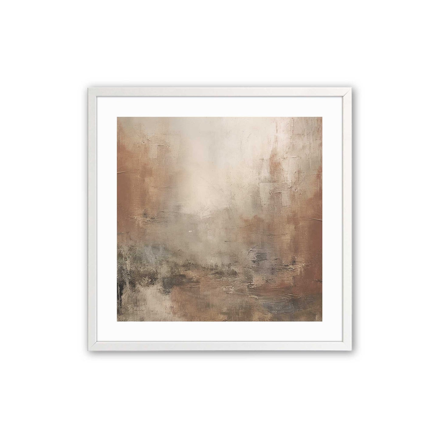 [Color:Opaque White], Picture of art in a Opaque White frame