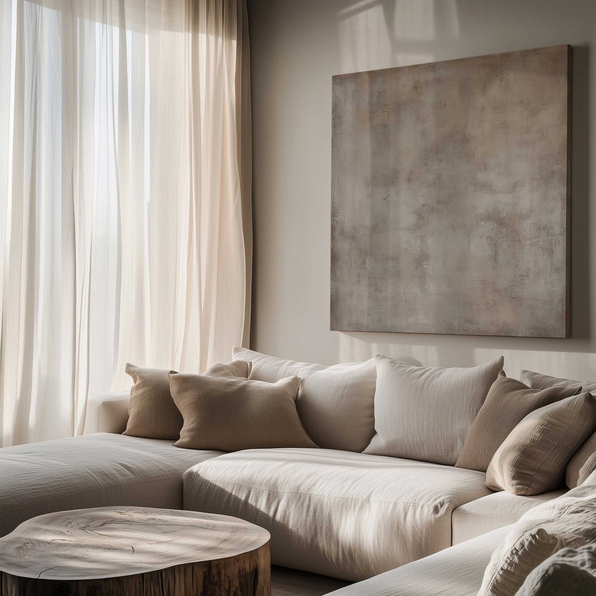 Rustic Reverie Layers Print on Canvas – Frametolia.