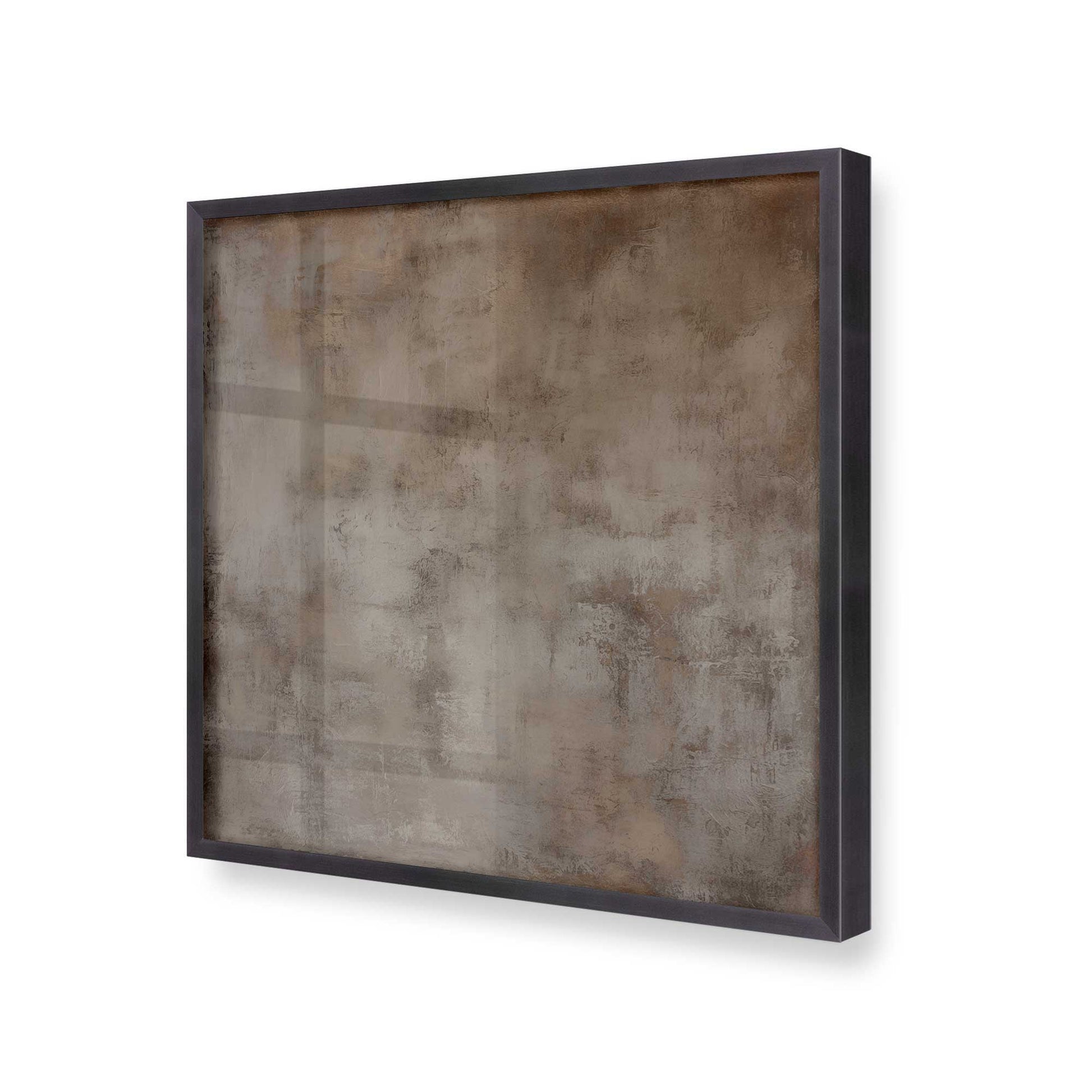 [Color:Weathered Zinc], Picture of art in a Weathered Zinc frame at an angle