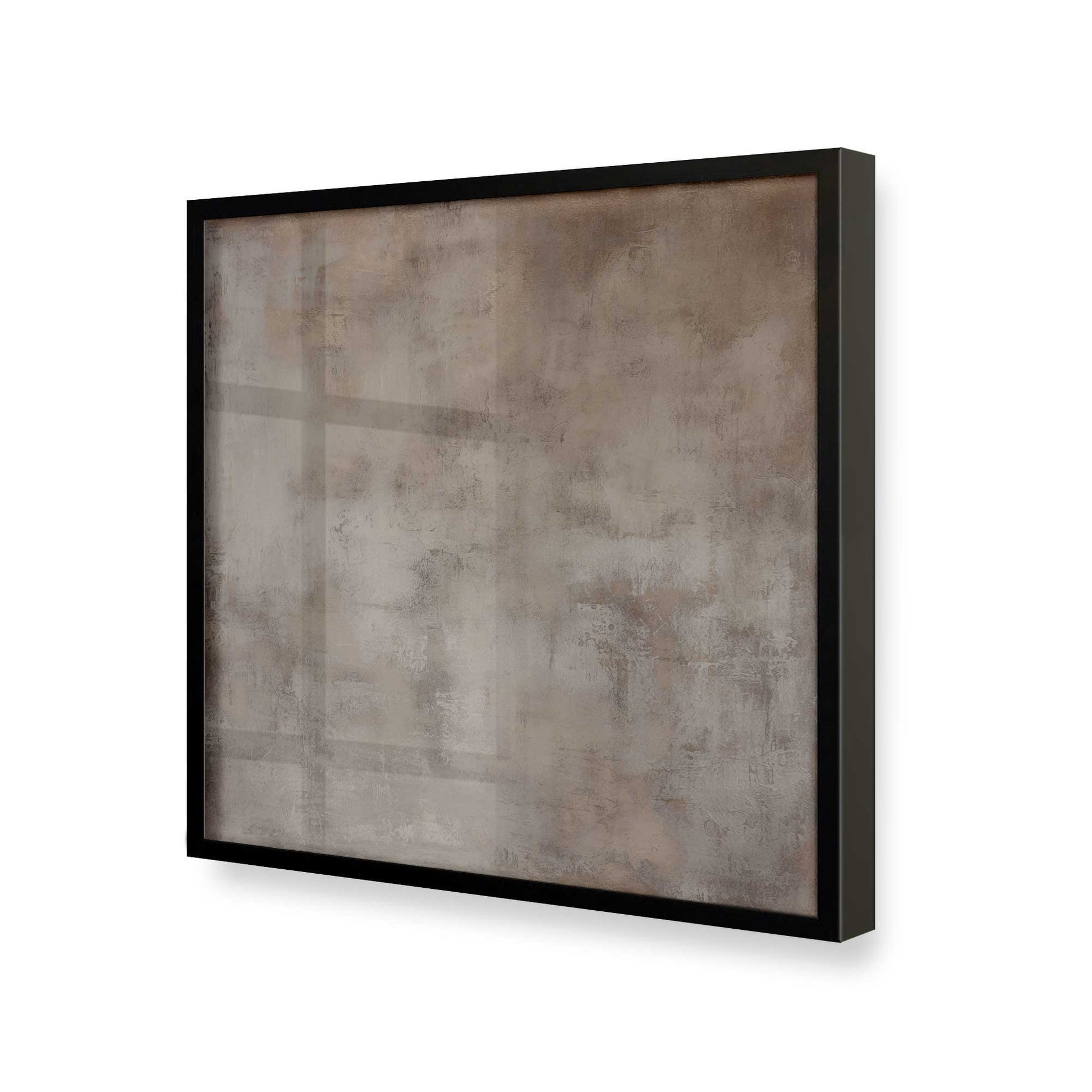 [Color:Satin Black], Picture of art in a Satin Black frame at an angle