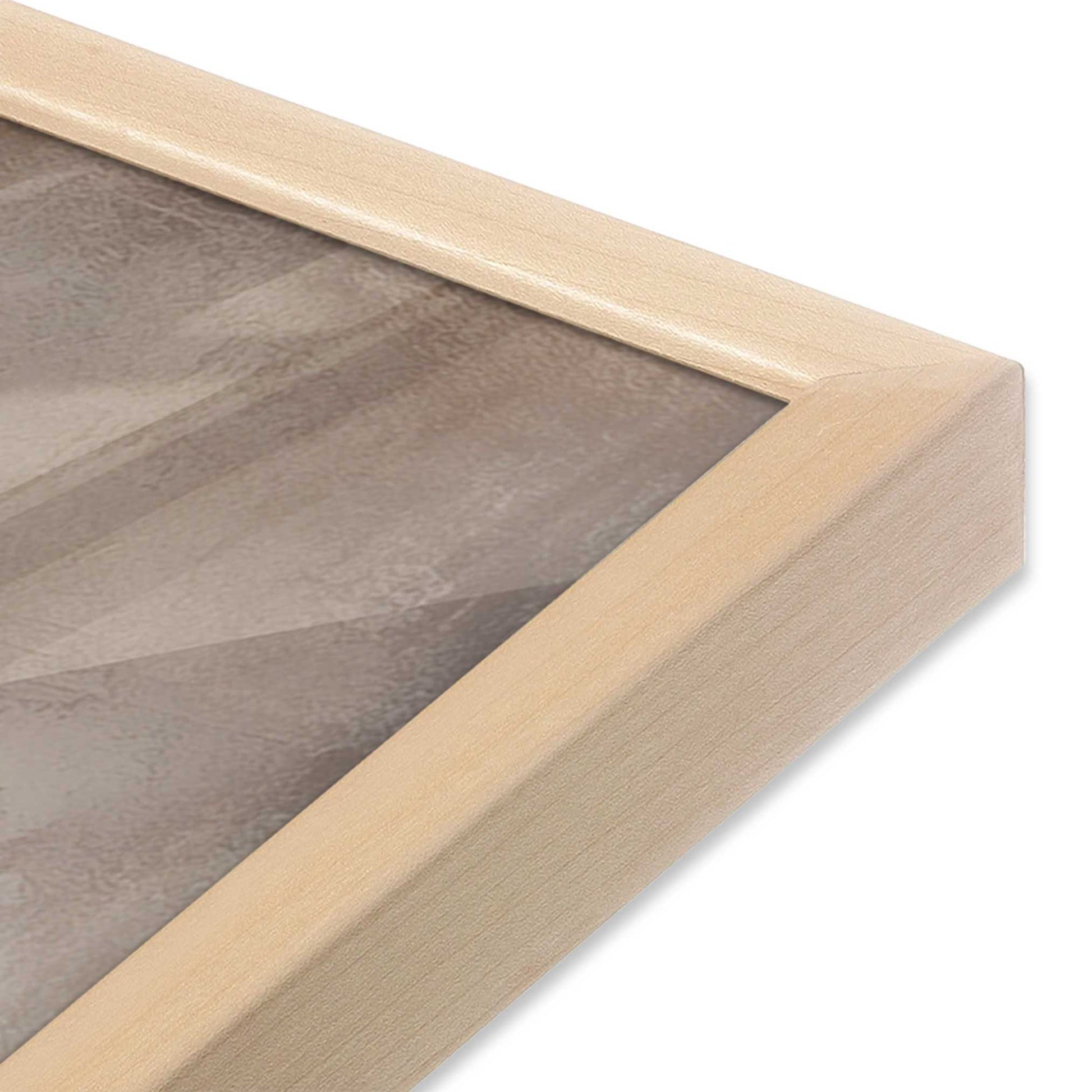 [Color:Raw Maple], Picture of art in a Raw Maple frame of the corner