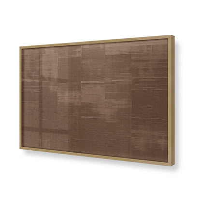 [Color:Brushed Gold], Picture of art in a Brushed Gold frame of the corner