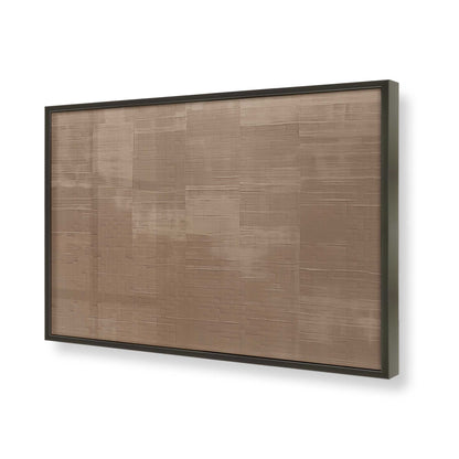 [Color:Satin Black], Picture of art in a Satin Black frame of the corner