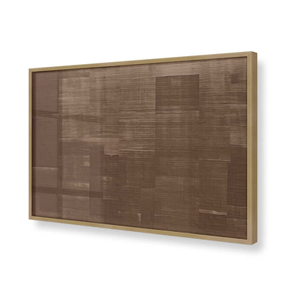 [Color:Brushed Gold], Picture of art in a Brushed Gold frame of the corner