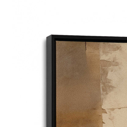 [Color:Satin Black], Picture of art in a Satin Black frame at an angle