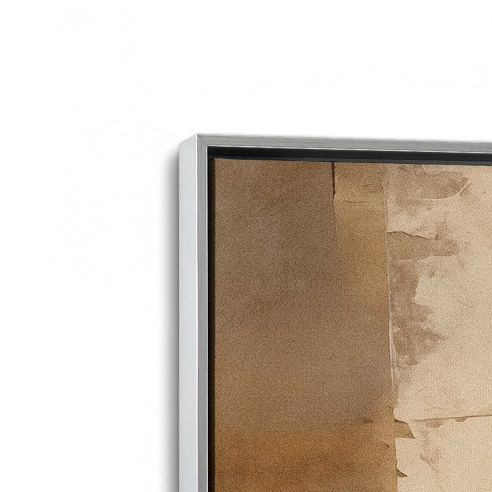 [Color:Polished Chrome], Picture of art in a Polished Chrome frame at an angle