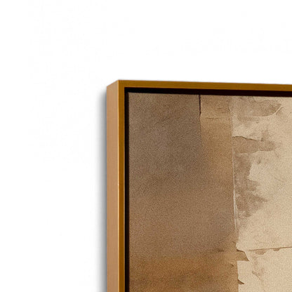 [Color:Polished Gold], Picture of art in a Polished Gold frame at an angle