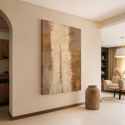 [Color:Stretched Canvas], Picture of art in a room