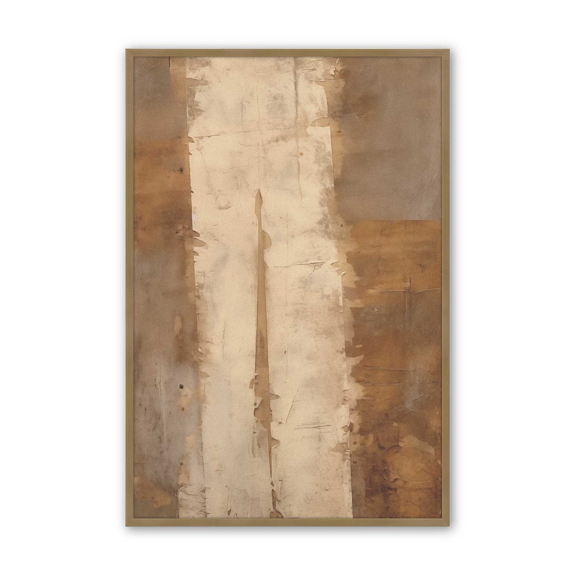 [Color:Brushed Gold], Picture of art in a Brushed Gold frame