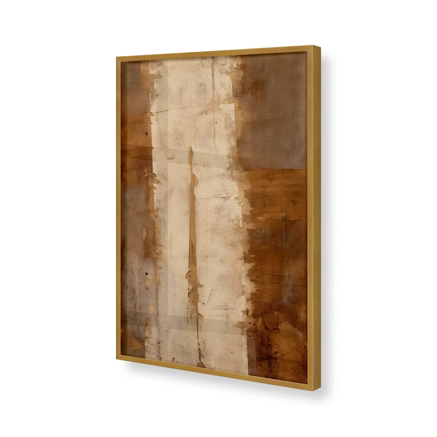 [Color:Polished Gold], Picture of art in a Polished Gold frame of the corner