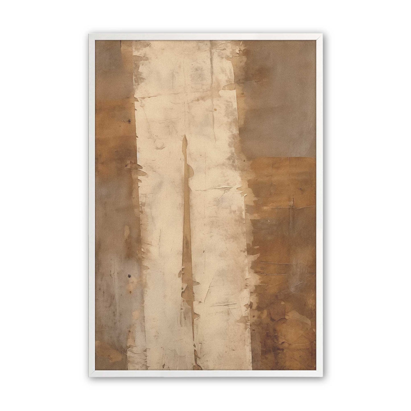 [Color:Opaque White], Picture of art in a Opaque White frame