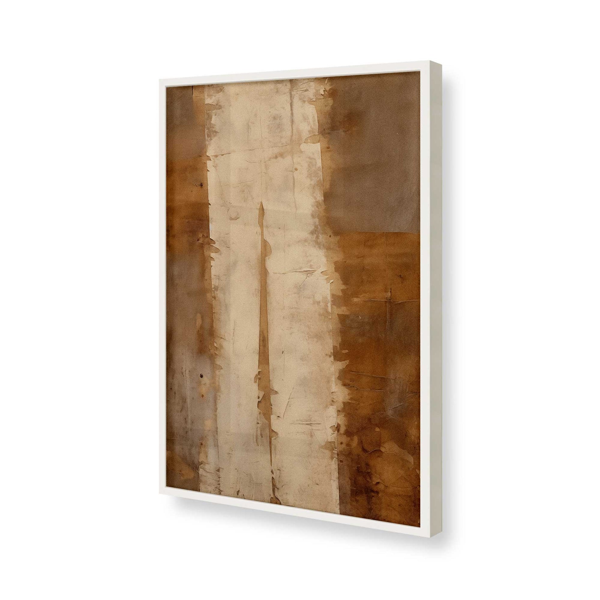 [Color:Opaque White], Picture of art in a Opaque White frame of the corner