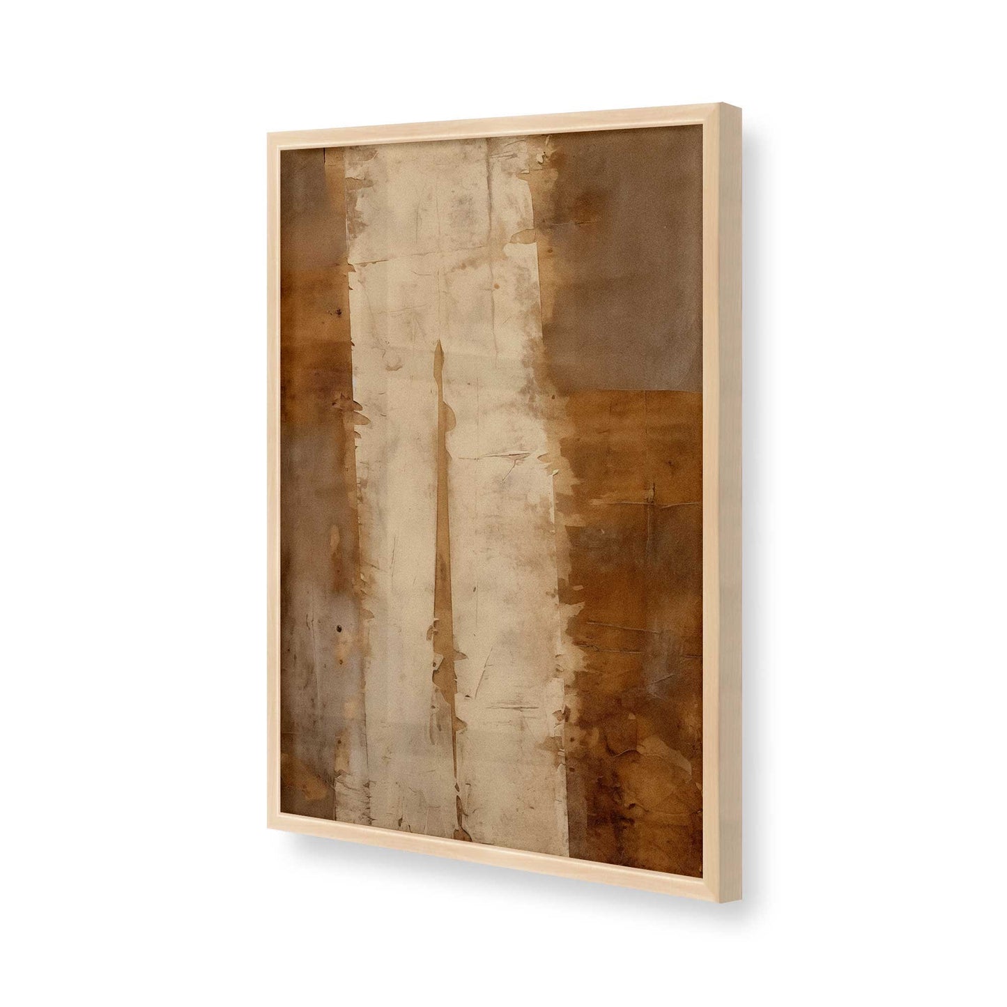 [Color:Raw Maple], Picture of art in a Raw Maple frame of the corner