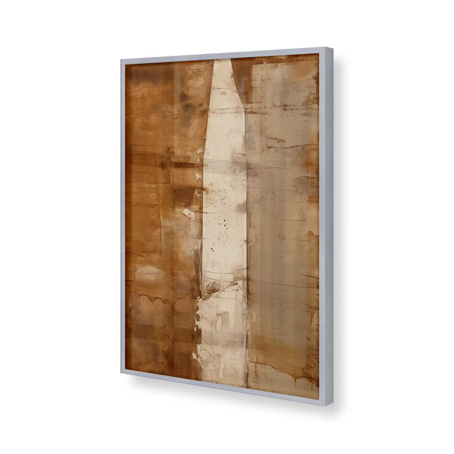 [Color:Polished Chrome], Picture of art in a Polished Chrome frame of the corner