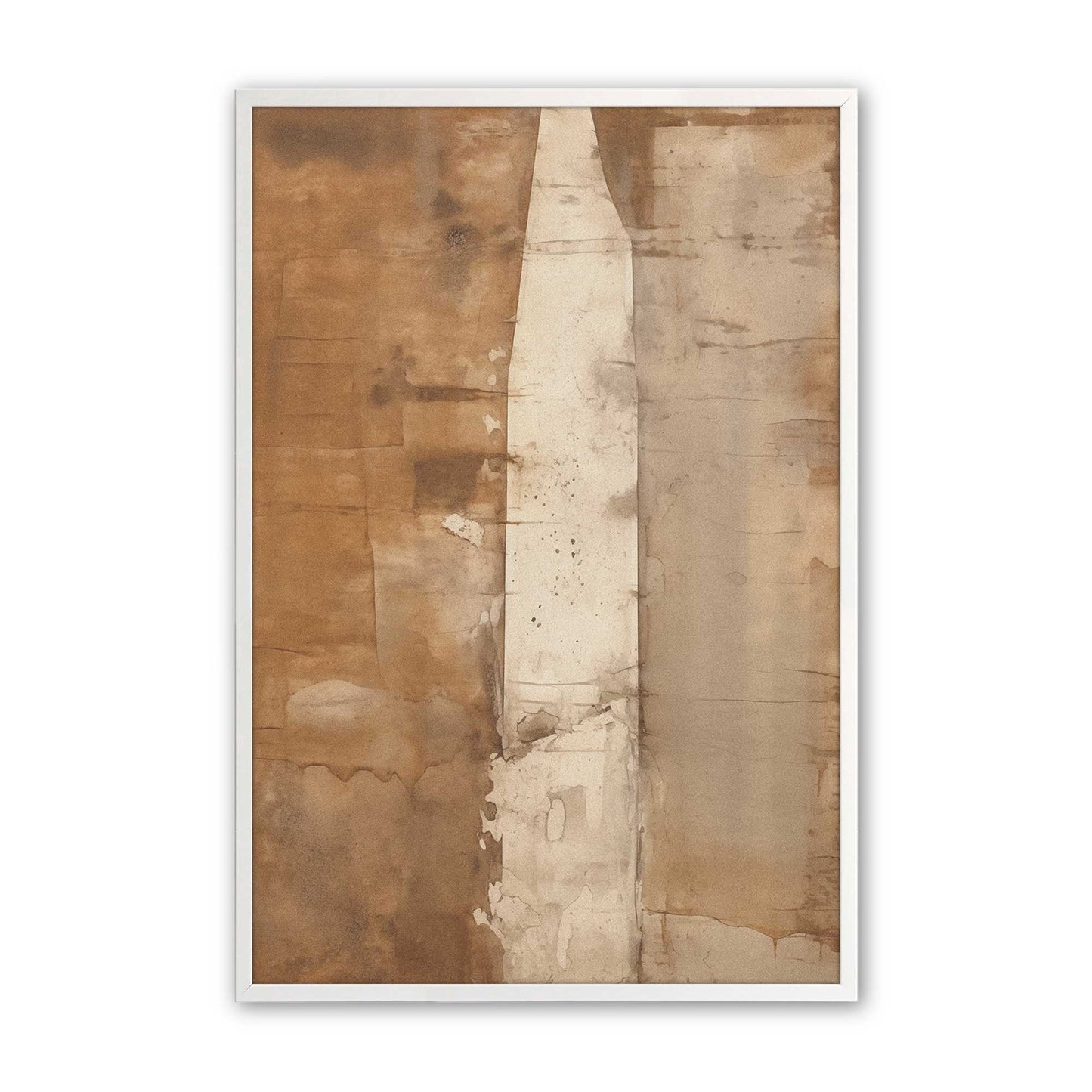 [Color:Opaque White], Picture of art in a Opaque White frame