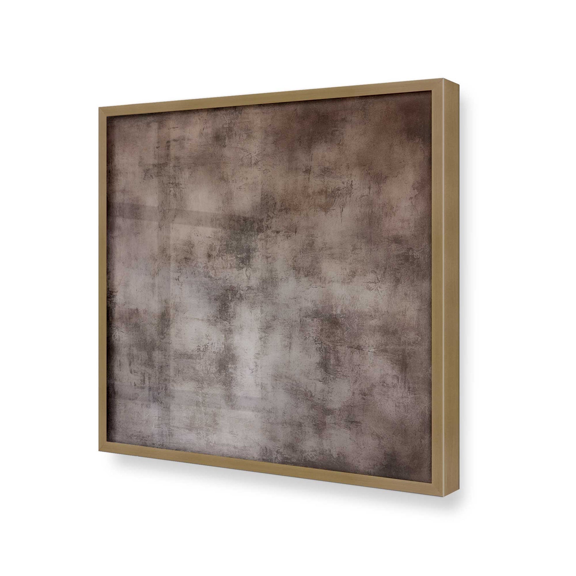 [Color:Brushed Gold], Picture of art in a Brushed Gold frame at an angle