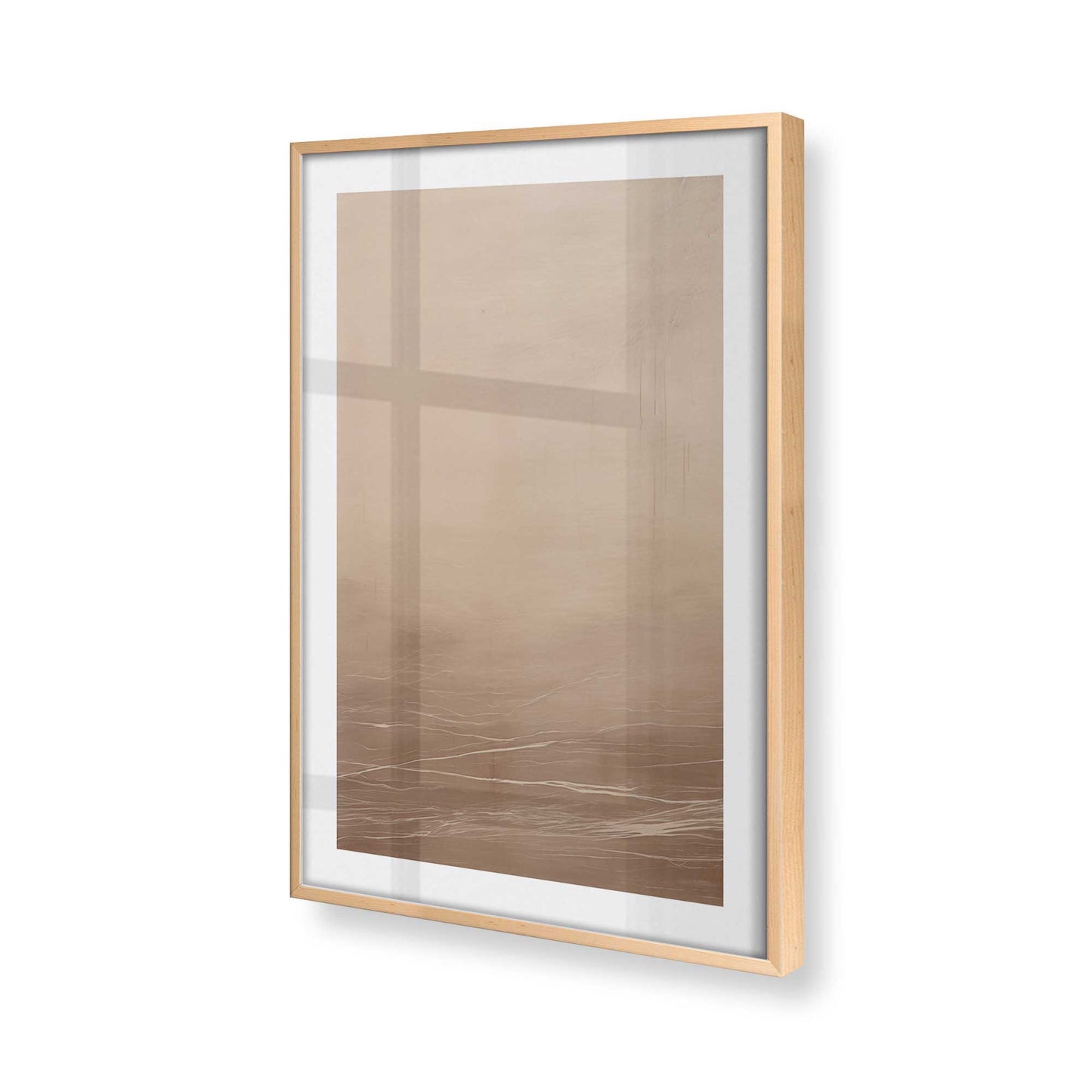 [Color:Raw Maple], Picture of art in a Raw Maple frame of the corner