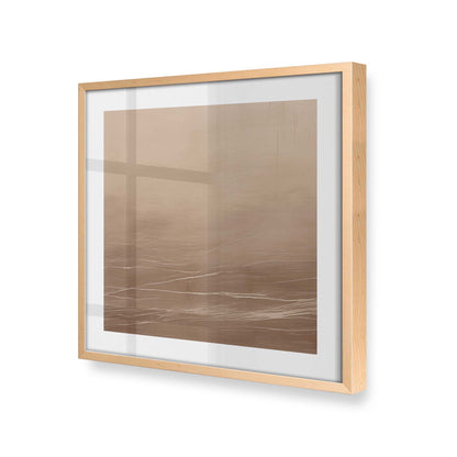 [Color:Raw Maple], Picture of art in a Raw Maple frame at an angle